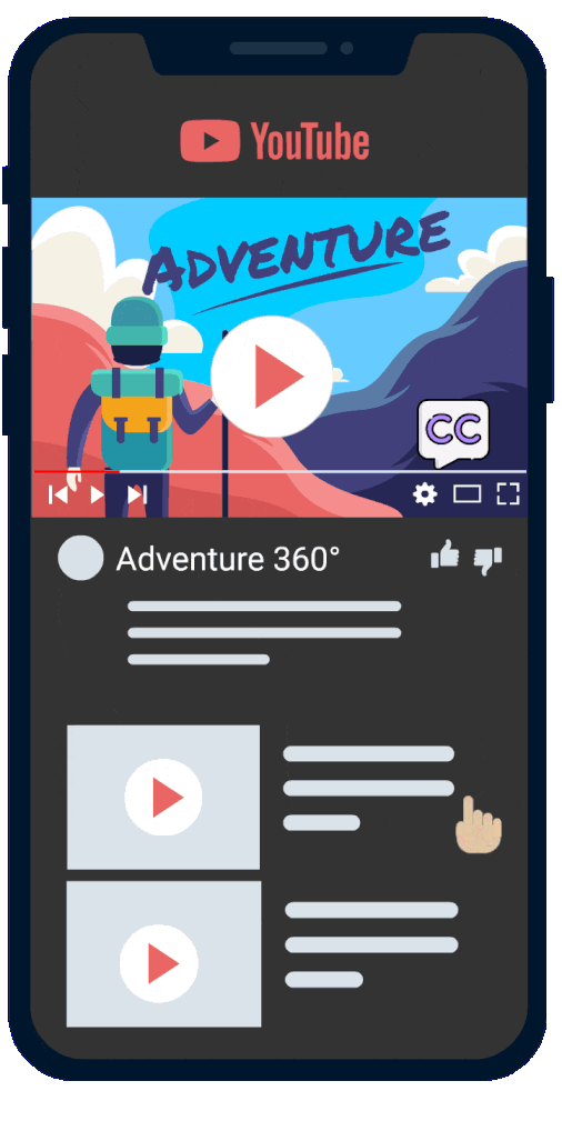 smartphone playing youtube channels smartphone playing youtube channels